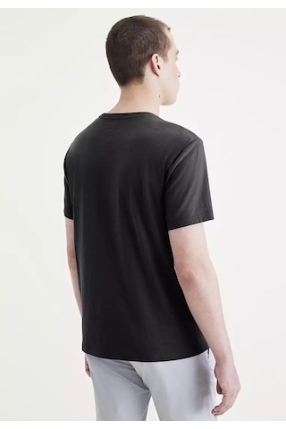 Dockers Minimalist Regular Fit Kısa Kol Erkek T-shirt - Günlük Kombinler İçin Siyah