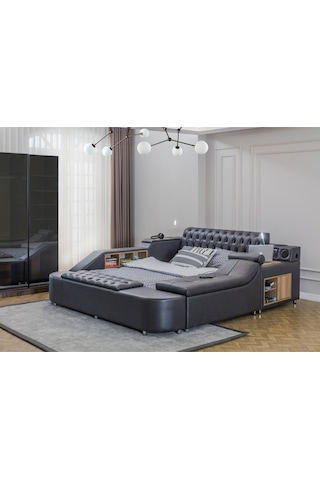 Eymense Dorwell Akıllı Lüx Karyola Antrasit