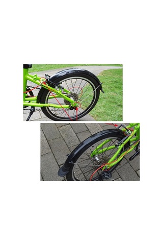 20 '' 14 '' Katlanır Bisiklet Çamurluk Seti V Fren Bisiklet Çamur Muhafızları 14 Inç Siyah