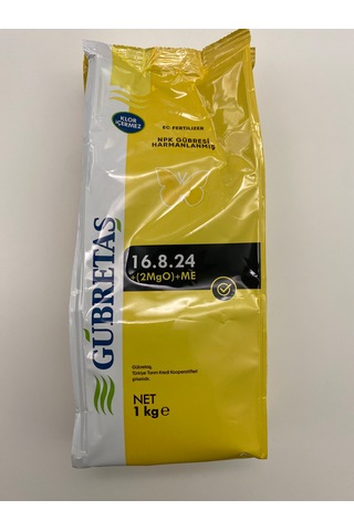 16.8.24+2mgo+me Yüksek Potasyumlu Meyve Büyütücü Toz Gübre - 1 Kg