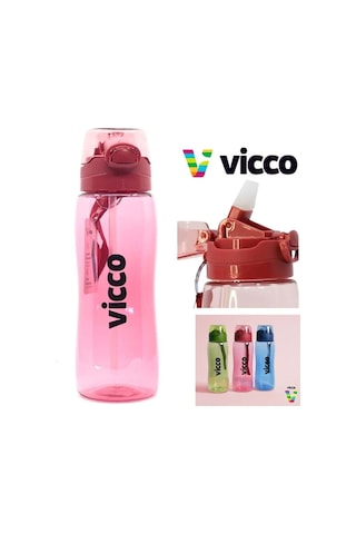 Vicco Su Matarası Kilit Kapak Trian Darbeye Isıya Dayanıklı Kırmızı
