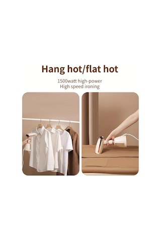 Honeybeeshop Fildisi Beyazi El Tipi Kiyafet Utusu 15 Saniyede Hizli Isinan Tasinabilir Buharli Utu 1500w Guclu Buhar Seyahat Dostu