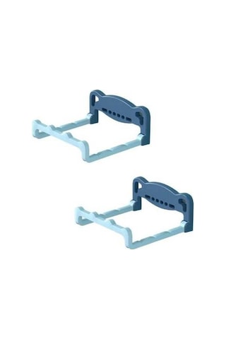 Besthome1 Duvar Tipi Çerçevelessin Dolap, Banyo/evde Tutanak/su Ürünler, Dayanıklı Pp, Mavi, 2 Adet Mavi Mavi