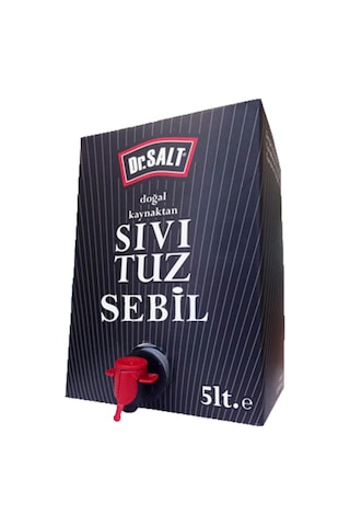 Dr. Salt 84 Mineralli Doğal Sıvı Tuz Sebil 5 L