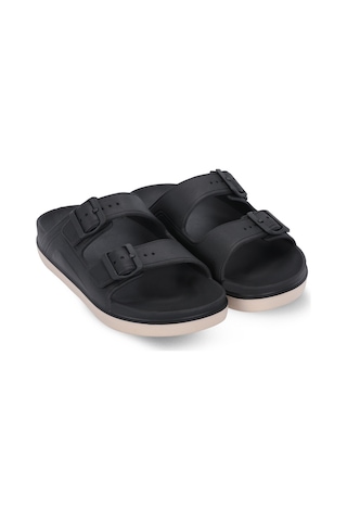 Slazenger Tremor I Erkek Siyah / Koyu Gri Terlik