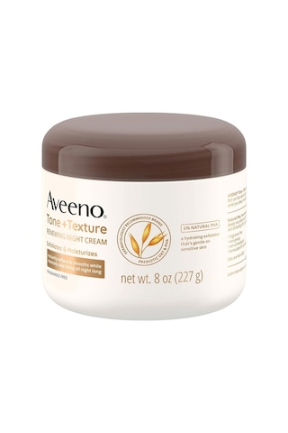 Aveeno Tone + Texture Eksfoliye Edici ve Nemlendirici Gece Vücut Kremi 227 G