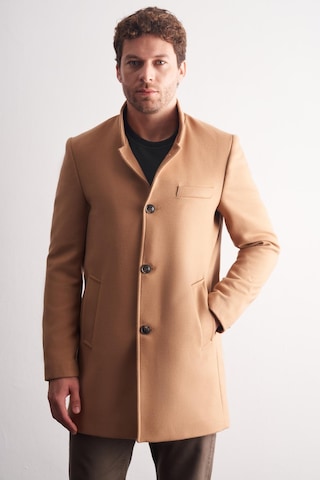 İmza Camel Hakim Yaka Classic Slim Fit Esnek Kaban 1008255162 Camel