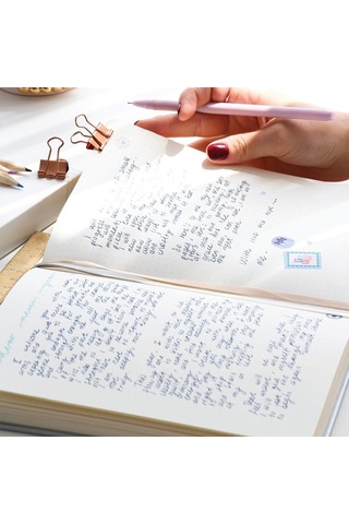 A5 Bullet Journal Noktalı Defter 140 Gr. 80 Yaprak Velvet Berry
