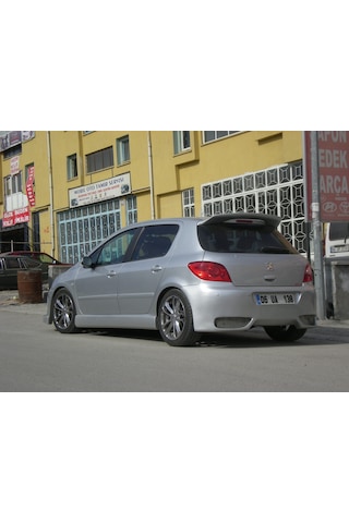 PEUGEOT 307 YÜKSEK SPOYLER Fiber Boyasız