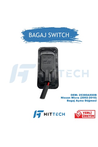 Nissan Micra Uyumlu Bagaj Açma Düğmesi 1 Adet
