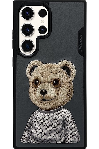 Nimmy Samsung S24 Uyumlu Bear Series Füme Telefon Kılıfı