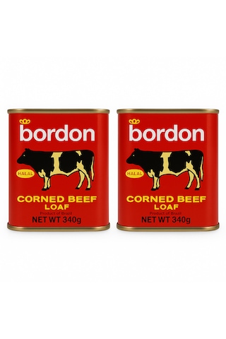 Bordon Corned Beef Loaf 340 Gr X2 Adet