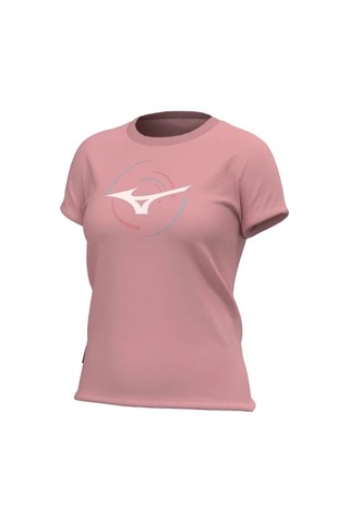 Mizuno Athletic Rb Kadın Tişört Pembe Çok Renkli