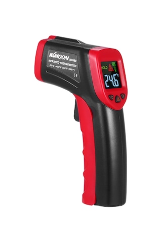 Ranyeek Kkmoon El Tipi Endüstriyel Enfrared Sıcaklık Ölçer -50 480 C, Dokunmadan Ölçüm, Lcd Ekranlı, Pil Yok