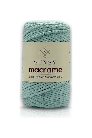 Sensy Premium Taranan Makrome Makrame Hobi Ipi Mint