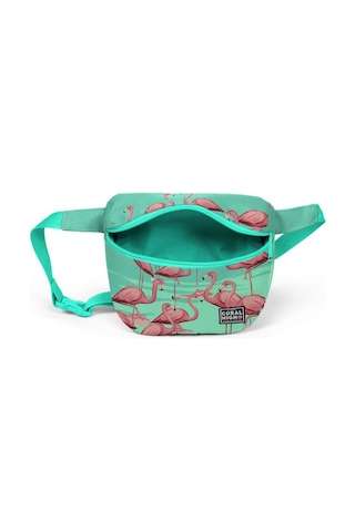 Coral High Su Yeşili Flamingo Çocuk Günlük Bel Çantası - Kız Çocu Su Yeşili - Pembe
