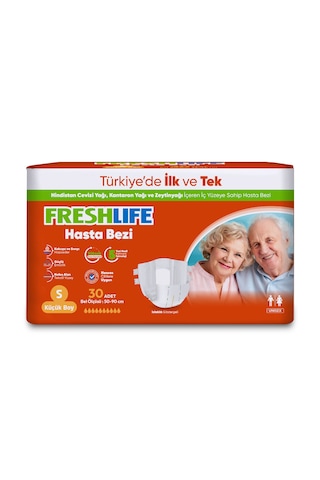 Freshlife Small Bel Bantlı Yetişkin Hasta Bezi 30 Adet