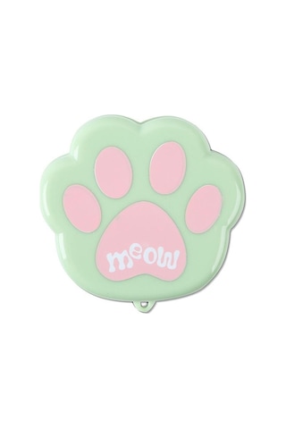 Yeşil Geri Çekilebilir Plastik Katlanır Bardak Kedi Pençe Şekli Taşınabilir Su Bardağı Seyahat Açık Sofra Yeşil