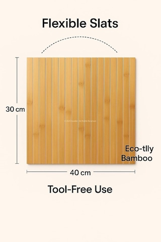 Busstier Bambu Katlanabilir Yan Sehpa 40x29 Cm, Koltuk Ve Kanepe Kenarı Portatif Tepsi, Amerikan Servisi Diğer