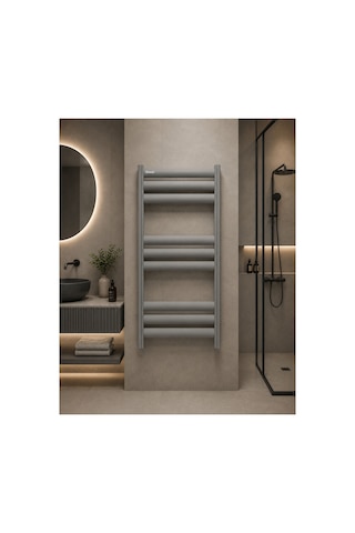 Alüminyum Mat Gri 50x90 Petsa Stila Havlupan