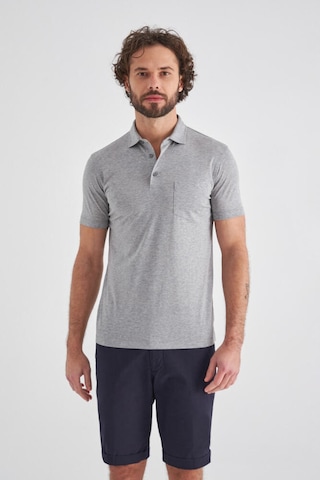 Bisse Erkek Polo Yaka T-Shirt Gri