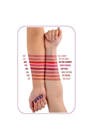 Callista All About Color Matte Lipstick Nemlendirici Mat Ruj - 503 Table For Two - Pembe