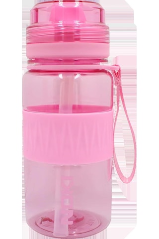 Noki Kids Su Matarası Tritan Pipetli Silikon Kemerli 400 Ml Çok Renkli