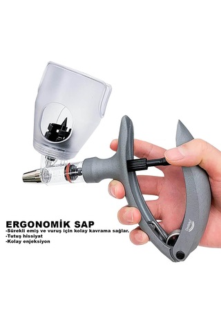 Dedeks 2 Ml Veteriner Otomatik Enjektör Yedek Parçalı