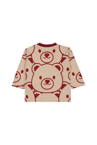 Civil Baby Ayıcıklar Baskılı 6-18 Ay Sweatshirt Bordo