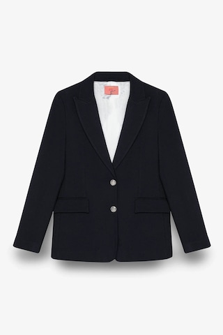 Quzu Kapak Cepli Düz Kesim Düğmeli Lacivert Kadın Blazer Ceket Ckt00923 Lacivert
