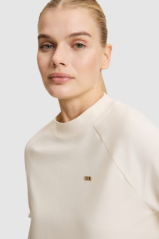 U.S. Polo Assn. Kadın Krem Bisiklet Yaka Basic Sweatshirt 50328980-vr071