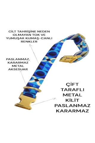 Caramelos Köpek Tasması-küçük Irk Ve Orta Irk İsimli Tasma 10 Beyaz - Mavi