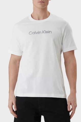 Calvin Klein Erkek T Shirt Lv04lf813g Yaf Beyaz