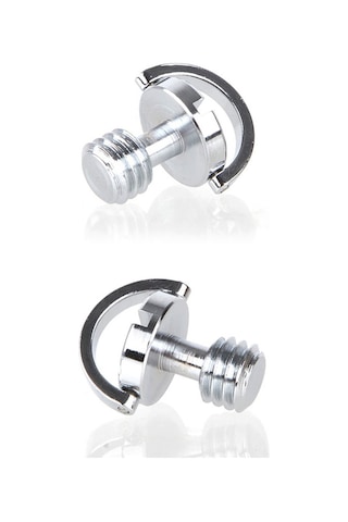 Tripod Quick Release Plate için 3/8" D-Ring Vida