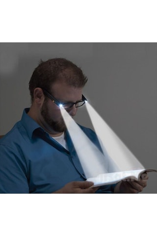 Kitap Okuma Gözlüğü Led Işıklı Kitap Okuma Gözlüğü