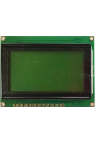 Robotistan 128x64 Grafik Lcd, Yeşil Üzerine Siyah