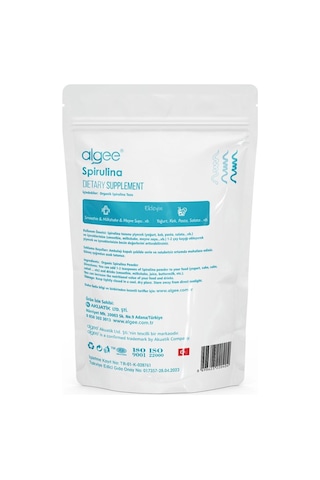 Algee Organik Spirulina Tozu 50 Gr