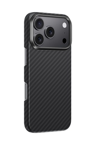Apple Uyumlu iPhone 17 Pro Kılıf M-safe 1500d Aramid Fiber Amazingthing Titan Max Serisi Kapak Siyah Siyah