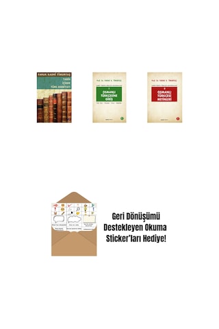 Tarih İçinde Türk Edebiyatı + Osmanlı Türkçesine Giriş 1 + Osmanlı Türkçesi Metinleri 2 + Okuma Sticker'ları
