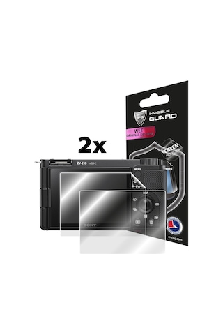 IPG Sony Alpha ZV-E10 Mirrorless Kamera Görünmez Ekran Koruyucu (2 Adet)