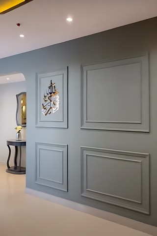 Dekoratif Boyanabilir 10 Adet 4 Cm Polistren Duvar Çıtası