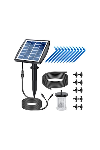 Güneş Enerjili Sulama Güneş Enerjili Otomatik Sulama 5882 Siyah