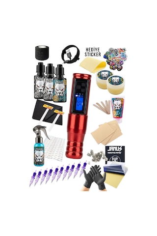 Dragoart Archer Kablosuz Oled Ekran Dövme Makinesi Seti - Dövme Makinesi Seti Dragoart Archer Kablosuz Oled Ekran Dövme Makinesi Seti - Dövme Makinesi Seti