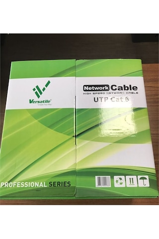 Versatile 305 Metre Cat 6 Iç Mekan Kablosu Ethernet Internet Kab.