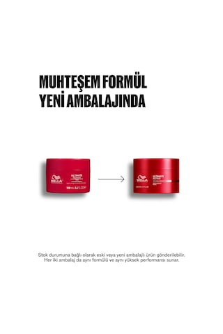 Wella Professionals Ultimate Repair Tüm Saç Tipleri İçin Yoğun Onarıcı Saç Bakım Maskesi 150 Ml