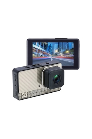 Araç İçi Kamera 2 Kameralı Uhd 4k+2k Ips Hd Ekran Wifi Li Gece Görüşlü Araç Kamerası Car Dvr Dashcam