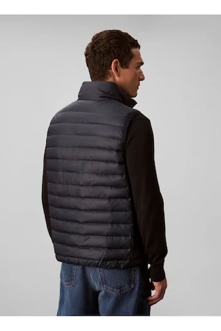 Calvin Klein Kolsuz Hafif Naylon Şişme Erkek Yelek Lv04lc509g-cef Mavi