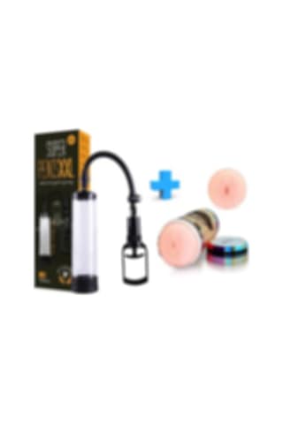 Truva Shop Penis Xxl 22 Cm Penis Vakum Pompası + Aerospace Suni Vajina