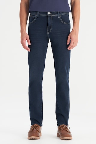 Wrangler Texas Slim Fit Esnek Erkek Jean Pantolon Mw12s001397 Lacivert