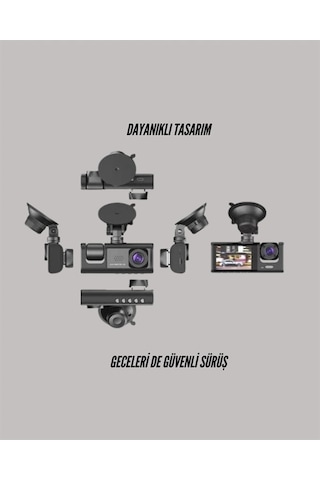 Ta-01 Lcd Ekranlı Gece Görüşlü Araç Kamerası 07059728